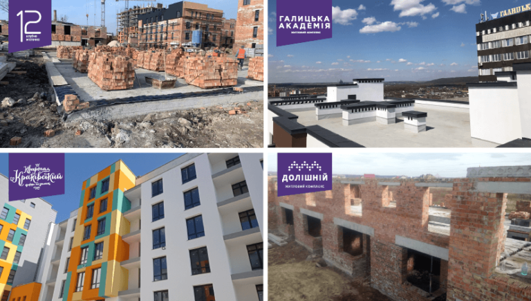 Звіт будівництва по усіх об’єктах за квітень 2021 року